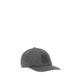 Fendi Gray Wool Cap (Baseball Hat)